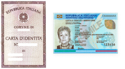 Carta di indentità cartacea o elettronica